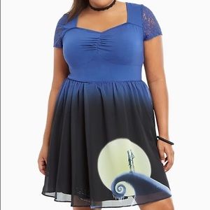 Nightmare Before Christmas Short Sleeve Dress size 4X